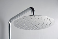 Ribbd thermostatische regendoucheset opbouw chroom