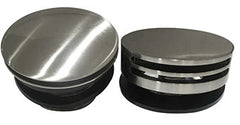 Caral trim kit round for bath drain with overflow and fill function chrome