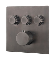Caral Klik Pro Concealed Thermostatic Mixer 3-Way Gunmetal PVD