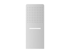 Wall-mounted waterfall showerhead square 600 x 25 mm chrome