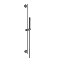 UniMatch slide bar set complete with stick hand shower 1 spray gunmetal