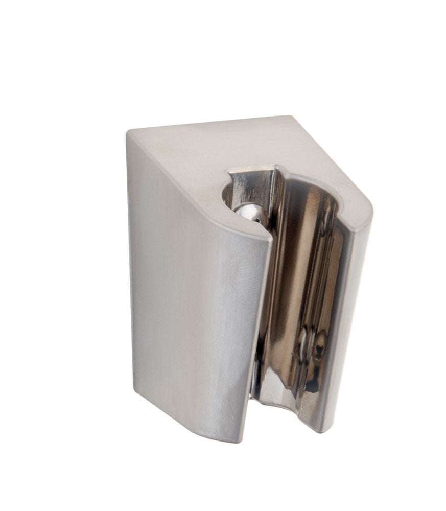 Wandhanddouchehouder kunststof geborsteld staal