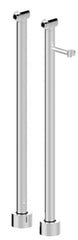 set of universal freestanding bath mixer connections round