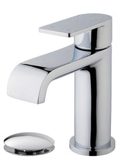 Lima basin mixer with click waste chrome