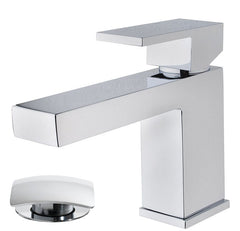 Rombo wastafelkraan met clickwaste chroom