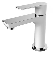 Casma basin mixer 1/2'' white/chrome