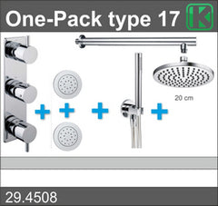 one-pack built-in thermostatic mixer type 17 (20cm)