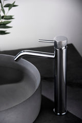 Ribbd XL basin mixer tall chrome