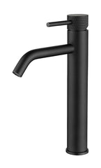 Ribbd XL basin mixer high with cold start matt black