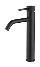Ribbd XL basin mixer high with cold start matt black