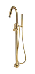 Caral freestanding bathtub faucet brushed brass PVD