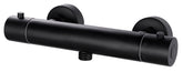 Rio thermostatische douchemengkraan 15 cm mat zwart