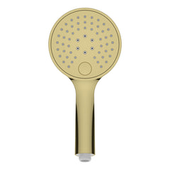 UniMatch handdouche 3 standen Ø 12 cm geborsteld messing PVD