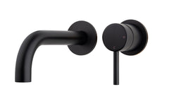 Caral trim part single-lever basin mixer with cold start matt black