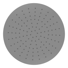 Caral hoofddouche rond 30 x 0,8 cm gunmetal