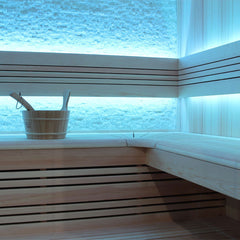 AWT Sauna E1247A populier 220x180 9kW Cilindro