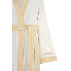 Aymando Dubai Badjas - Luxe kimono badjas - 100% katoen - gouden details