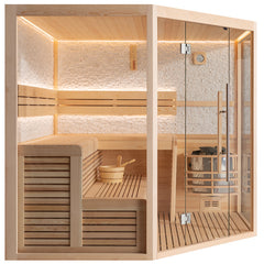 AWT Sauna E1816XL Pinienholz 240x240 9kW Vega