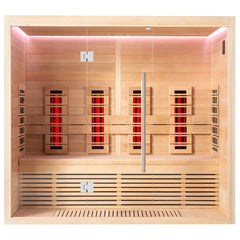 AWT Infrarotkabine E1250A-IR Hemlock 210x110 6kW TheWall