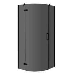 AWT Duschabtrennung LBR0906-B zwart 90x90 links