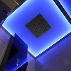 AWT Dampfdusche LD110F15 silber 90x90