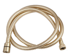 Shower hose conical metal 150 cm brushed brass