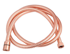 Conical metal shower hose 150 cm brushed copper