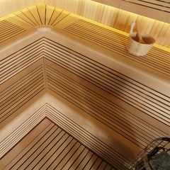 AWT Sauna E1111 XL Hemlock 250x250 9kW Cilindro