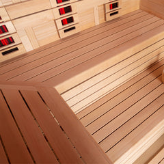 AWT Sauna E1612A-IR Hemlock 220x200 ohne Ofen