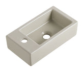 Rhea M fontein - links - 40 x 22 x 11 cm - keramiek - beige