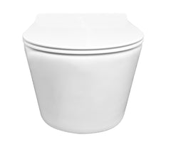 Sity wandcloset rimless met toiletzitting softclose en quick release glans wit