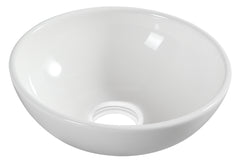 Kimo washbasin round 28 x 10 cm ceramic gloss white