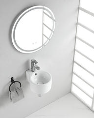 Kronos fountain 32 x 27.5 x 16 cm ceramic gloss white