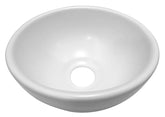 Consilio washbasin round 20 x 9 cm ceramic glossy white
