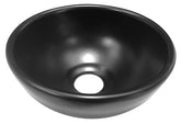 Consilio washbasin round 20 x 9 cm ceramic matt black
