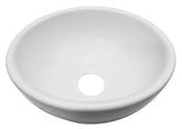 Consilio washbasin round 20 x 9 cm ceramic matt white