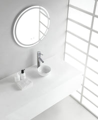 Consilio washbasin round 20 x 9 cm ceramic matt white