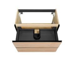 Ink onderkast - 80x45x52 cm 2 lades symmetrisch greeploos, zuiver eiken