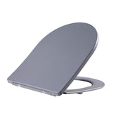 Shade slim toilet seat soft close and quick release matt grey