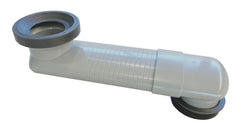 Jump bend adjustable 15-35cm, installation height 80 mm, 90-110mm connections