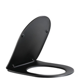 Nibiru toilet seat soft-close and quick release matt black
