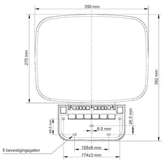 Serva doucheklapzitje wit