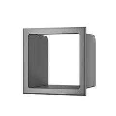 Rocko insert for spare toilet roll holder built-in gunmetal PVD