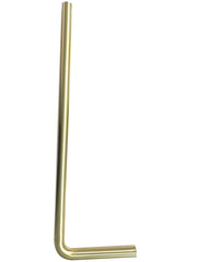 Vloerbuis 75 x 22 x 3,2 cm geborsteld messing