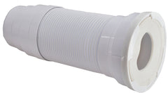 Flexible extendable toilet connector 110/103 white