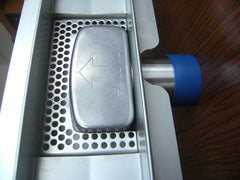 3rd generation shower drain with flange and grate 50 x 7 cm stainless steel