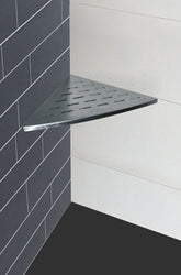 InWall hoekplanchet 29 x 29 cm RVS