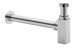 Rombo sifon vierkant 5/4" x 32 mm chroom