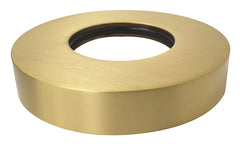 UniMatch sifon rozet 32 mm x 65 mm geborsteld messing PVD