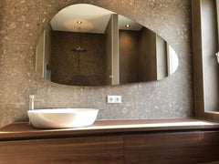 Hipp Design 13600 organische spiegel met backlight en spiegelverwarming